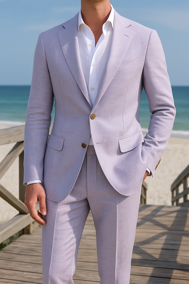 Custom Men's Summer Suit by Myra Tailors